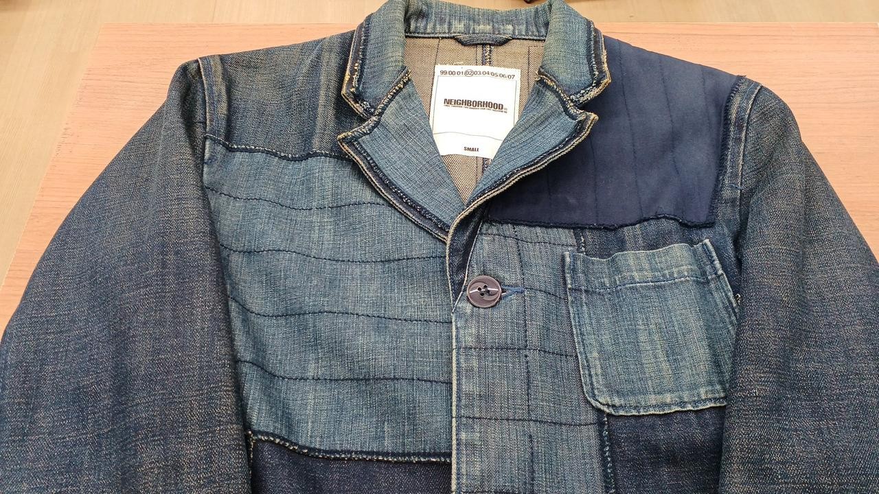 Neighborhood Indigo Blue Patchwork Condition B Co… - image 4