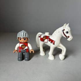 Lego Duplo 10568 Knight Tournament Complete Set Horse Sword