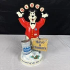Vtg 1960s Hamm’s Beer Juggling Bartender Bear Vacuform Backbar Statue