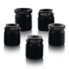 5PCS Shift Knob Adapter,Aluminum Alloy Shifter Knobs Thread Adapter for Conne...