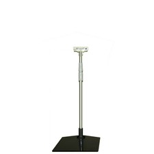 VPR71= Plakatständer mit Stahlfuß Teleskoprohr ALU ohne Plakat Rahmen DIN A4-A6