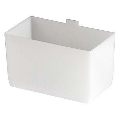 GRAINGER APPROVED 30102BLANK PK 24 Bin Cups,Clear,Polymer,3 in 48WG55