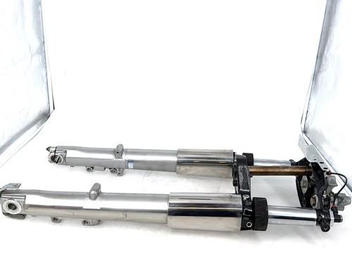 01 Harley Touring Electra Classic Front Triple Tree Set LH RH Fork Legs Sliders