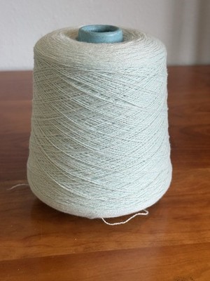1 lb, 2.9 ounces light blue aqua 100% cashmere yarn excellent new mint lovely