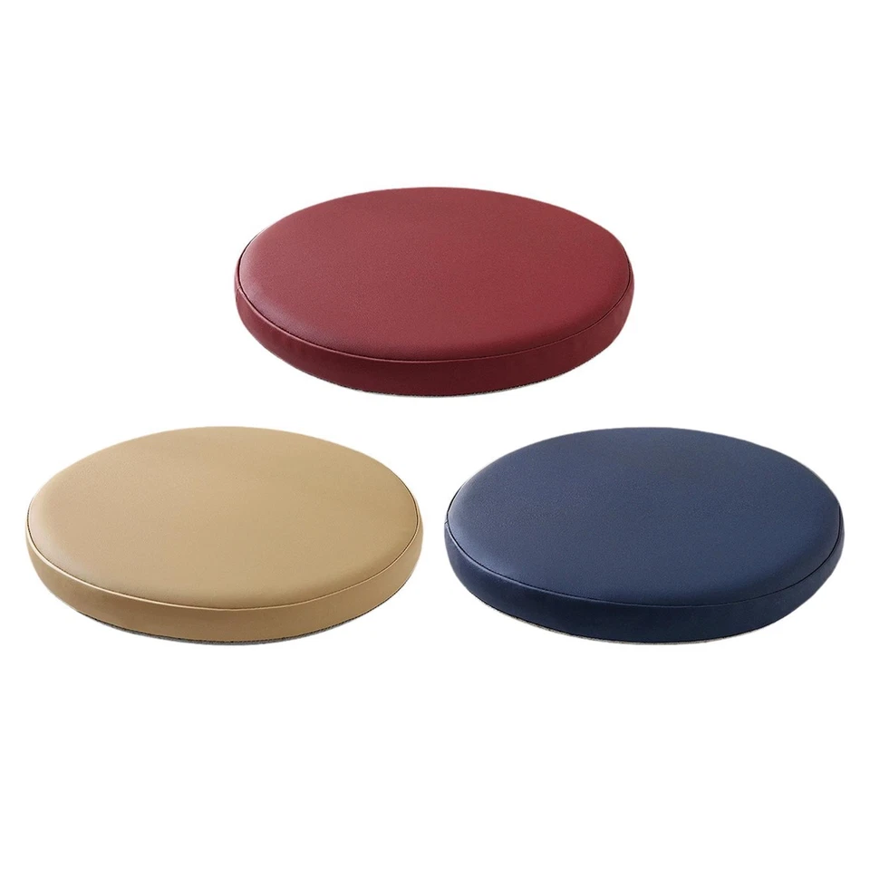 Tatami Floor Cushion PU Leather 36 cm Round Seat Pad for Home Balcony Cafe