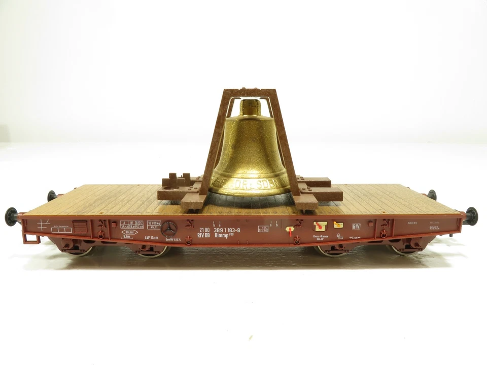Märklin 5419 Spur 1 Flachwagen mit Glocke LN