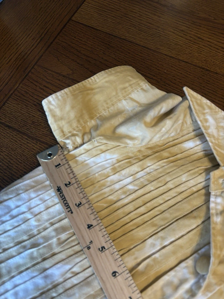 Vestido De Colección Adelaide Capri Boutique Tostado Tie Dye Abotonado Talla Med Hippie Boho Foto 4 de 4