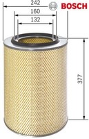 Bosch 1457433651 Luftfilter Luftfiltereinsatz