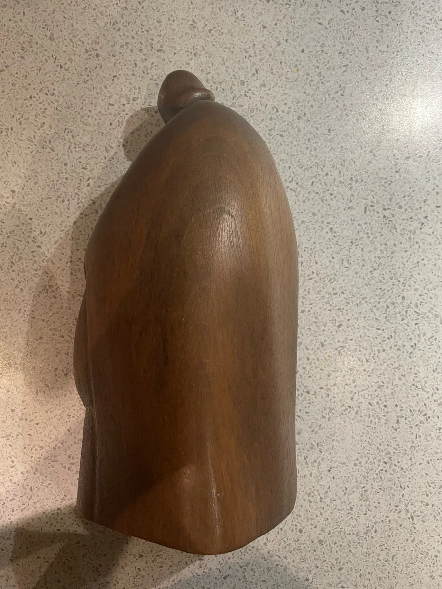 Moderne Heilige Familie Blockkrippe 26cm – Edle Holzschnitzerei, Schön erhalten