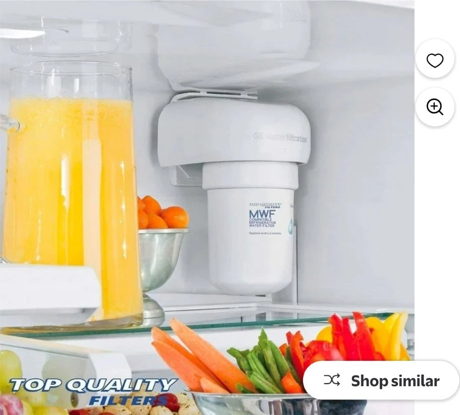 2 Pack GE MWF Genuine Smart Refrigerator Water Filter Replacement - Image 3 of 4