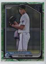 2024 Bowman Draft Chrome Lunar Glow Refractor Noble Meyer #BDC-38 1l42