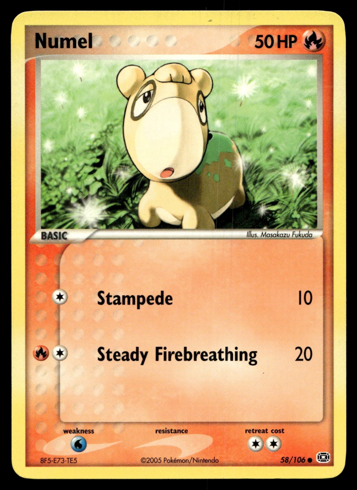 Numel 58/106 - Pokemon EX Emerald - NM