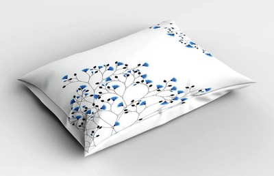 Kopfkissenbezug Wohnzimmer Modern Stoff Handarbeit Vintage Blue Anemone Blanda