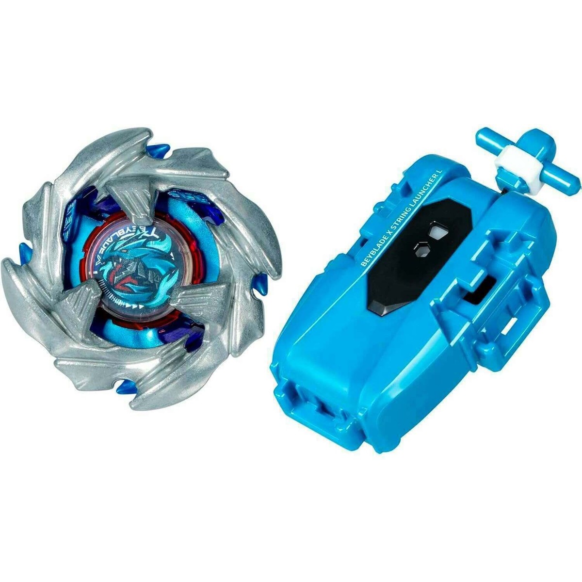 ワイバーンホバー　ストリングランチャーL セット　BEYBLADE X Beyblade X Deluxe Left-Spin String Launcher Set Cobalt Dragoon 2