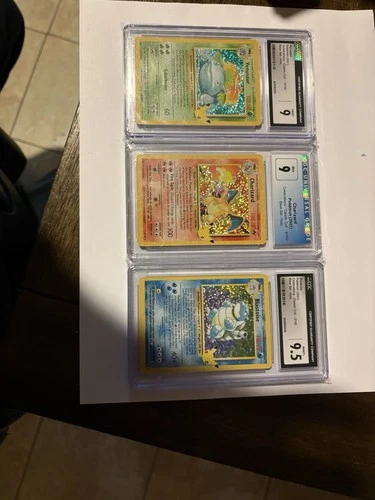 Pokémon Celabration Charizard Blastoise Venusaur Cgc 9,9,9.5