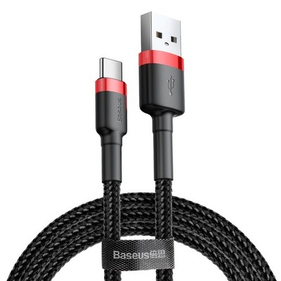Baseus Cafule Cable durabel Kabel mit Nylon geflochtenes Ladekabel USB / USB-C Q
