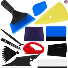 12 Pcs Car Window Film Tint Tool Kit Vinyl Wrap Tool Kit Automotive Tint