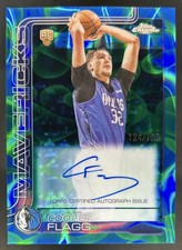 2025-26 Topps Chrome Update Cooper Flagg Rookie Auto Lava Lamp Blue/Green #/125