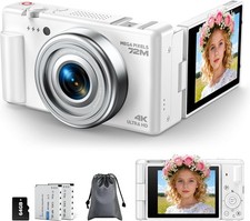 72MP Digitalkamera 4K Video Kompaktkamera 270...