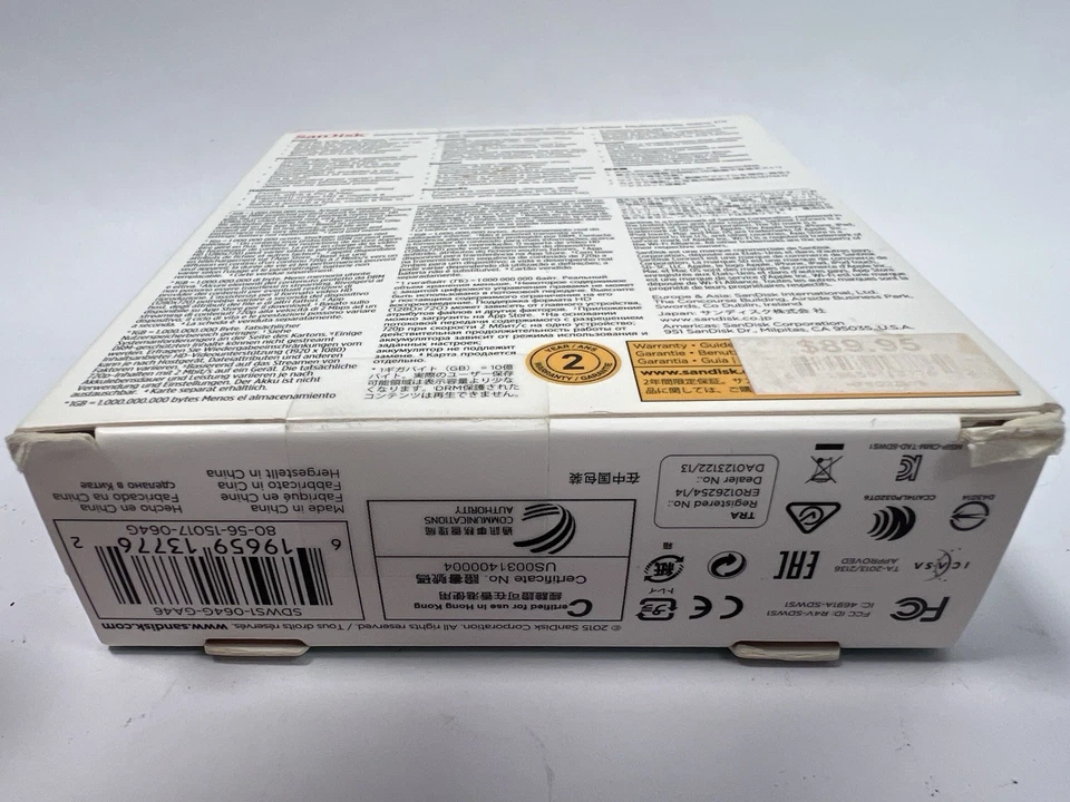 SanDisk SDWS1-064GB-GA46 Connect™ Wireless Media Drive 64GB - Image 4 of 4