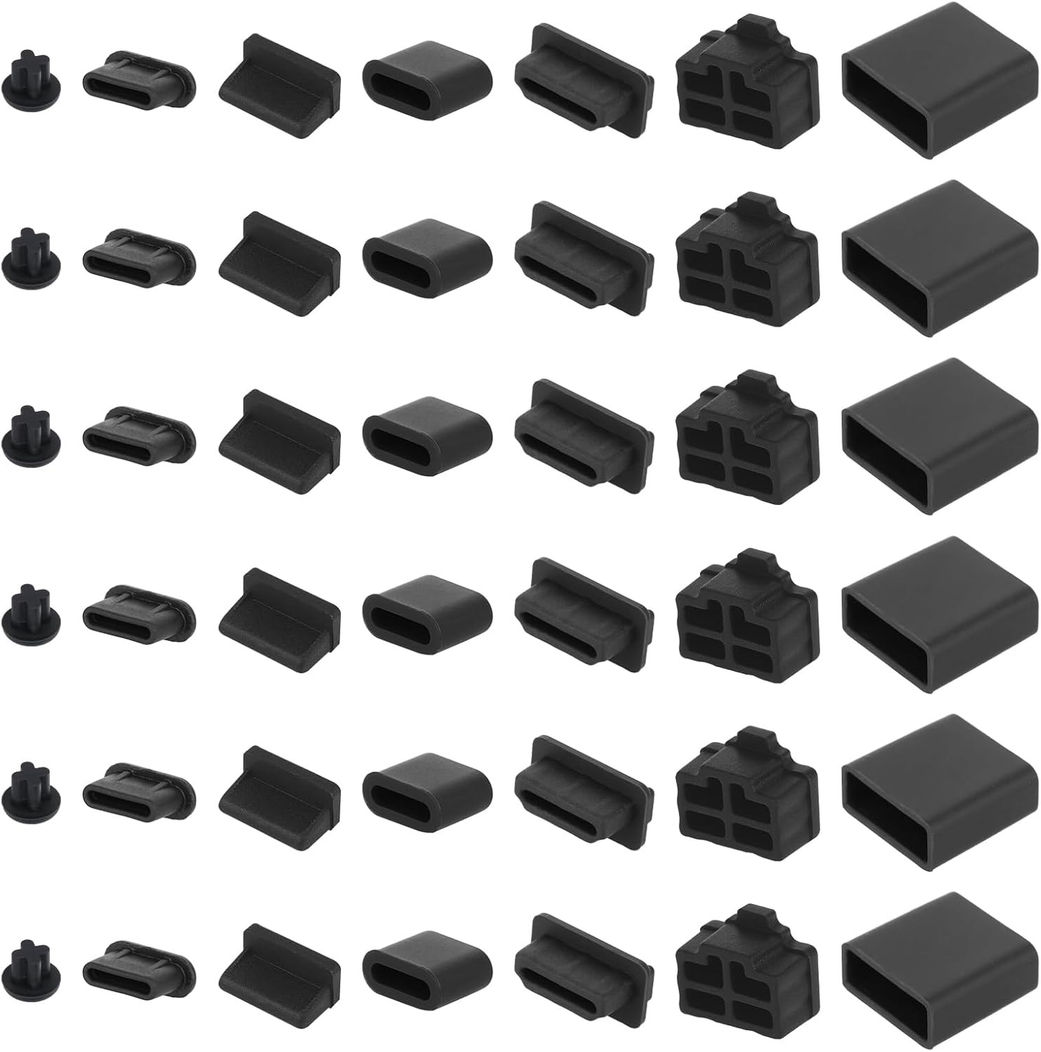 50 Pcs USB Cover Cap, Silicone Anti Dust Plugs Charging Port Protector... 