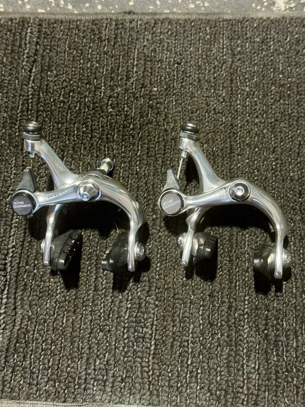 Shimano 105 BR-1050 Road Bike Brake Caliper Set SLR Side Pull Front/Rear Silver