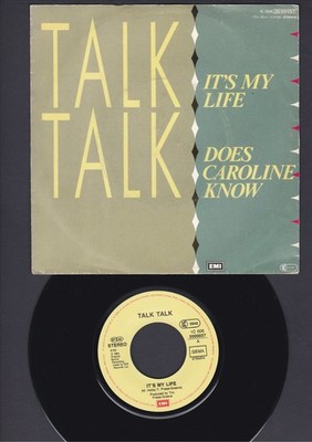 ARCHIVKOPIE Talk Talk: It s My Life 7'' Vinyl Single 1984 Synth-Pop New Wave Top!