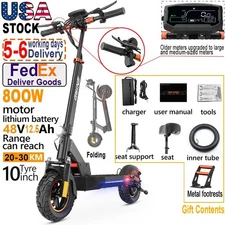 Adult E-Scooter，Electric Scooter 800W 28MPH,30KM Range eScooter,Free Shipping US