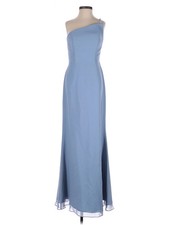 Hayley Paige Occasions Women Blue Cocktail Dress 0