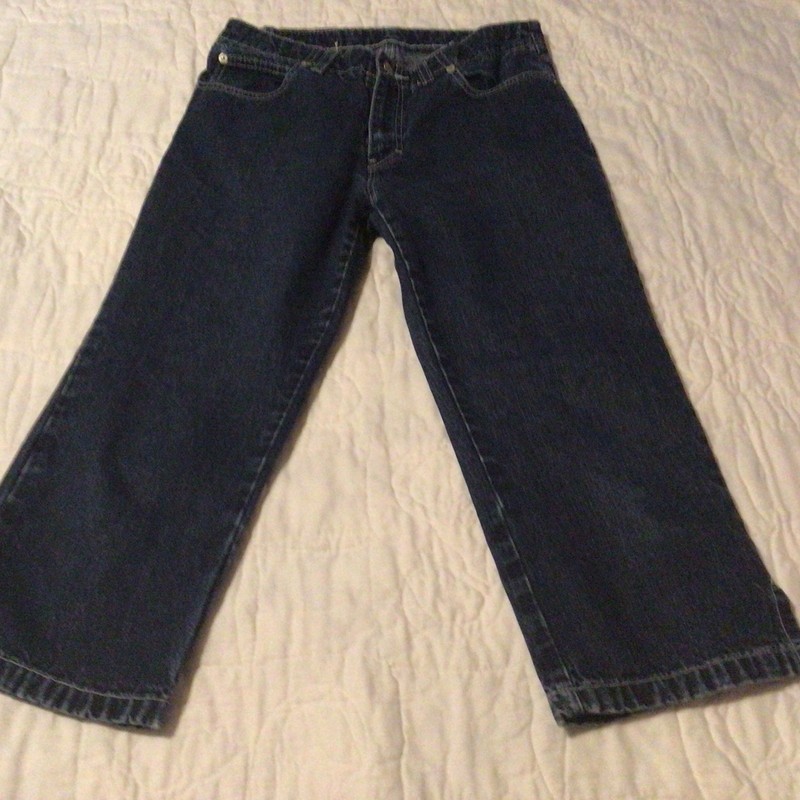 Jordache Womens Denim Capris Size 8? (Tag Faded)