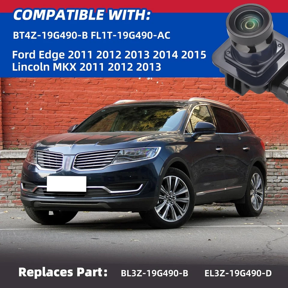 Rear View Backup Camera Compatible with Ford Edge 2011 2012 2013 2014 2015 Linco - Image 2 of 4