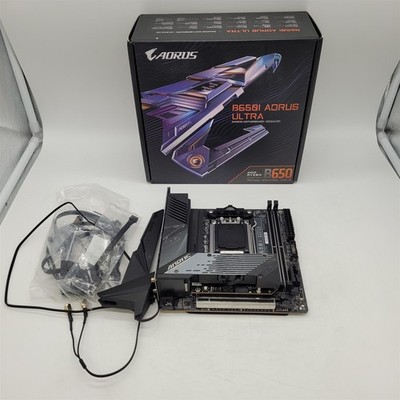 GIGABYTE B650I AORUS Ultra (AM5/AMD/B650/ Mini-ITX/DDR5 Motherboard)