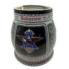 Anheuser Busch Beer Stein Historic A & Eagle Series The 1872 Edition COA