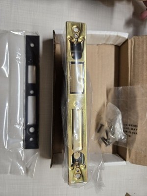 Baldwin Estate Pocket door Mortise Case W/ Pull W/ Venet BRZ Faceplate - Desc