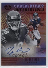 2019 Panini Illusions Superlatives Auto Red /25 Taylor Gabriel #SP-TG Auto