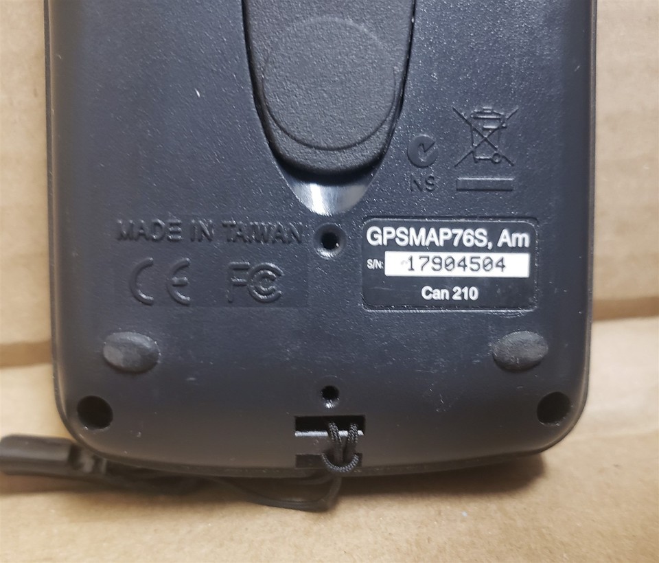 Used Ebay Gps Garmin GPSMap 76S Handheld GPS Unit VG Used Condition in Box w Original ...