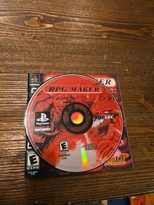 RPG Maker Sony PlayStation PS1 Disc & Manual No Case Agetec Designer Series