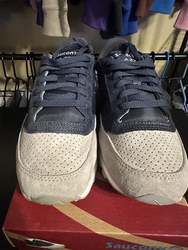 Size 8.5 - Saucony Jazz Lowpro Grey/Blue