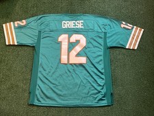 Bob Griese Miami Dolphins Mitchell and Ness 1967 Throwbacks  Jersey Sz 56 3XL