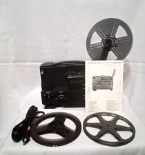 Chinon 2500GL Cine Super 8 And 8mm Projector Zoom Lens, Reels And Original Box