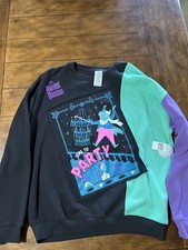 Disney Haunted Mansion Time to Party Glow in the Dark Sweatshirt Adult Small