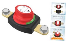 Side Post Battery Disconnect Switch, Battery Cut Off Switch 12 Side Post 275A