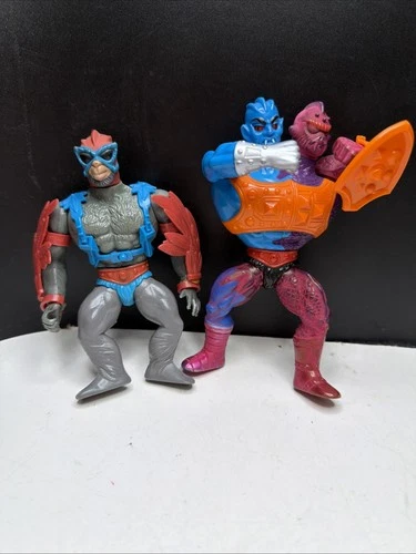 Vintage TWO BAD ,Stratos Complete Mattel 1984 (Complete) Masters Of The Universe