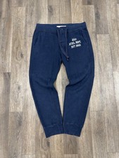 Vintage Y2K Abercrombie Fitch Sweatpants Athletic Dept 1892 Blue Mens Small