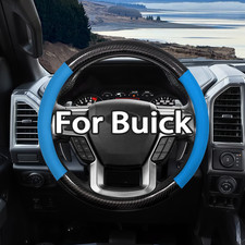Carbon Fiberleather Blue Steering Wheel Cover For Buick Encore Gx Verano 15
