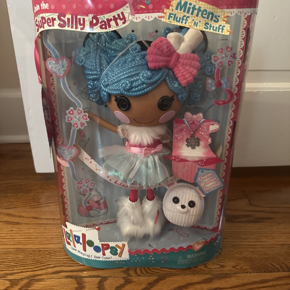 VERY RARE LALALOOPSY DOLL FULL SIZE LIMITED EDITION MITTENS FLUFF