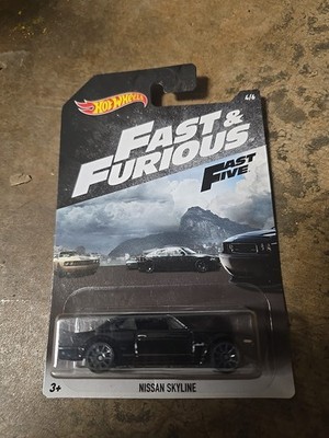 2018 Hot Wheels Nissan Skyline black Fast & Furious Fast Five, NEW