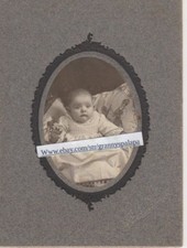 Vintage Photo-Oskaloosa Iowa-Cute Baby Big Eyes-E L Shaw Photographer 