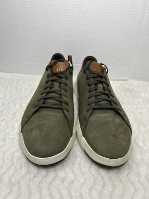 Cole Haan Grandpro Green Leather Tennis Sneaker Casual Shoes  display picture 1