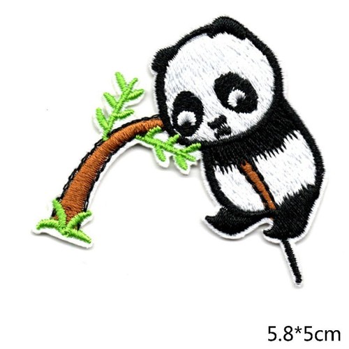 14 Pcs Panda Embroidery Patches Applique for Jeans T-Shirt Jacket Backpacks - Picture 7 of 8